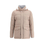 Brunello Cucinelli Beige Cashmere Full-Length Jacket