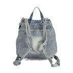 Desigual Azzurro Cotton Women Backpack