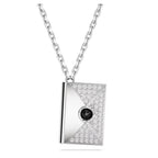 Swarovski Gray Stainless Steel Necklace
