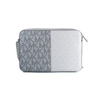 Michael Kors Gray Canvas Crossbody Bag