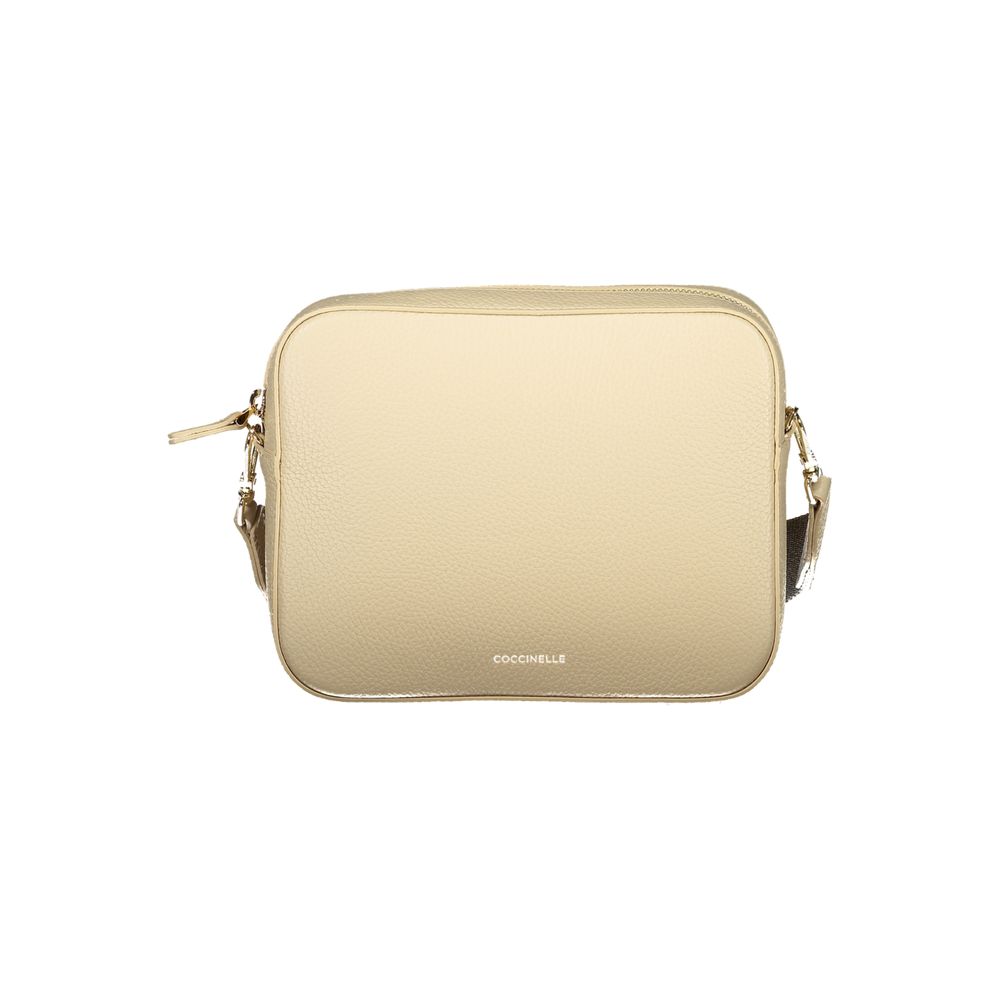Coccinelle Beige Leather Women Handbag