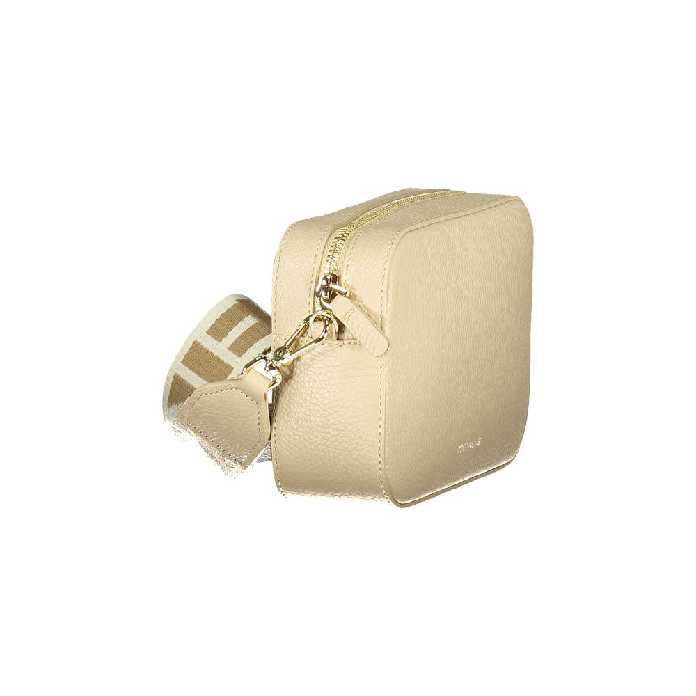 Coccinelle Beige Leather Women Handbag