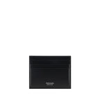 Ferragamo Black Calf Leather Bos Taurus Wallet