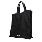 MSGM Black Fabric Handbag
