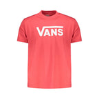 Vans Rosso Cotton Men T-Shirt