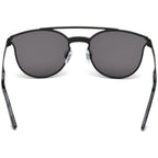 WEB EYEWEAR Black Metal Sunglasses