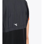 Diadora Black Polyamide Waistcoat