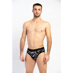 Moschino Black Cotton Briefs
