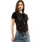 Moschino Multicolor Cotton Waistcoat
