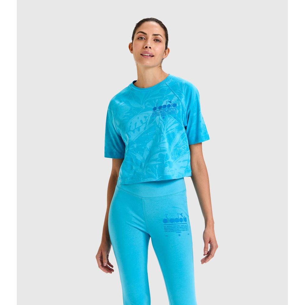 Diadora Blue Cotton T-Shirt