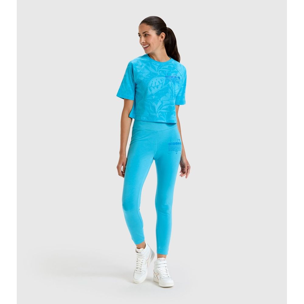 Diadora Blue Cotton T-Shirt