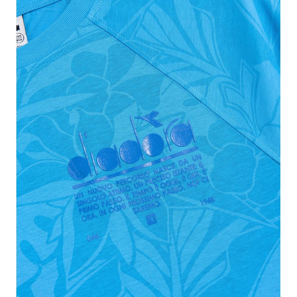 Diadora Blue Cotton T-Shirt