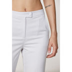 Patrizia Pepe White Polyester Casual Pants