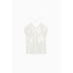 Patrizia Pepe Bicolor Polyester Tank Tops