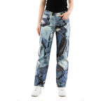 Moschino Multicolor Cotton Jeans Denim
