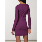 Patrizia Pepe Purple Viscose Casual Dress