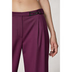 Patrizia Pepe Purple Polyester Two-Piece Suit
