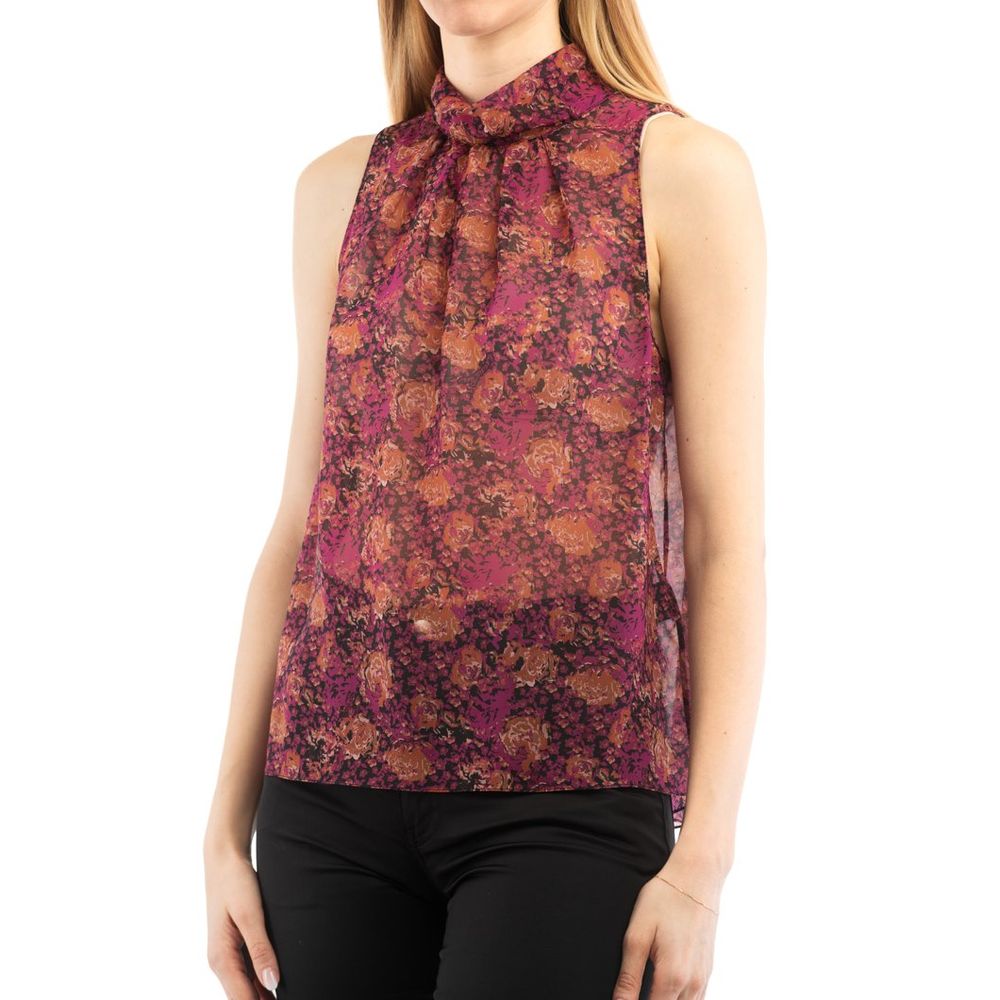 Patrizia Pepe Purple Polyester Blouse