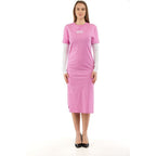 Moschino Multicolor Cotton Casual Dress