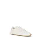 Prada Beige Lamb Ovis Aries Aries Low Top Sneakers