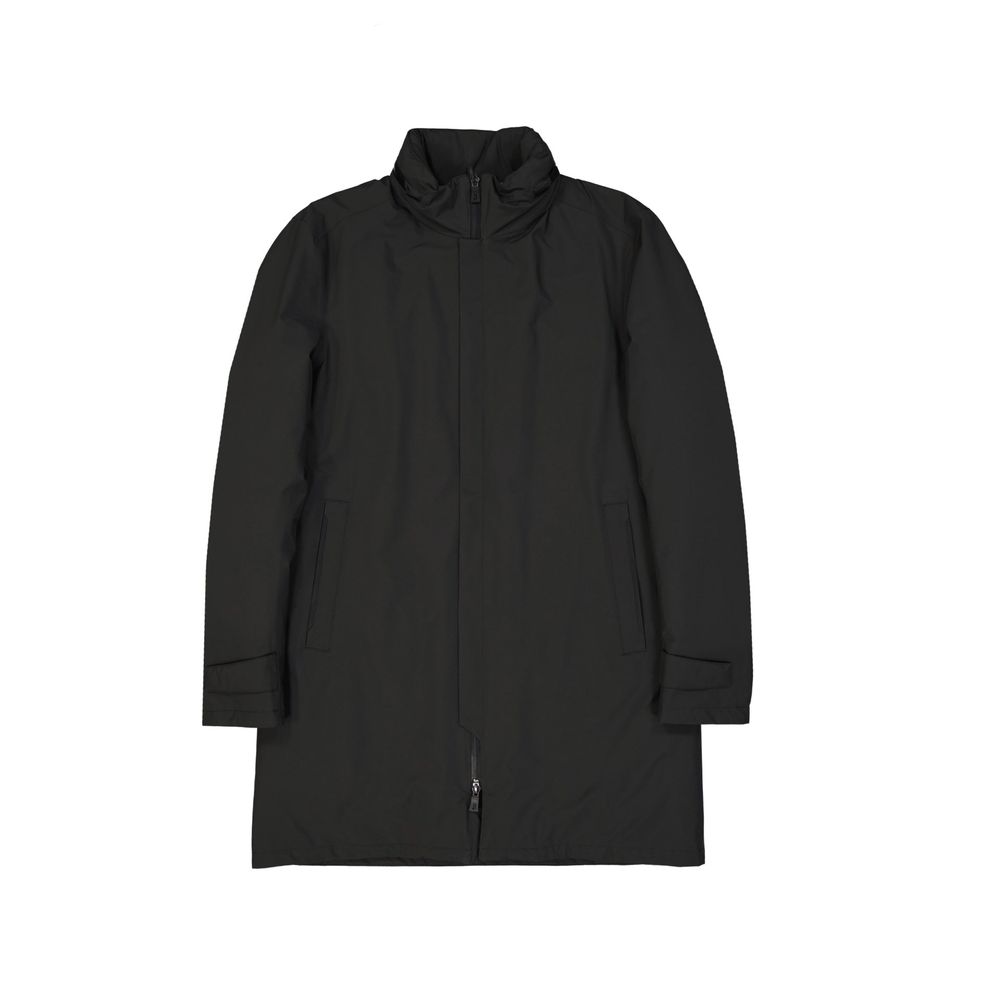 Herno Gray Polyester Coat