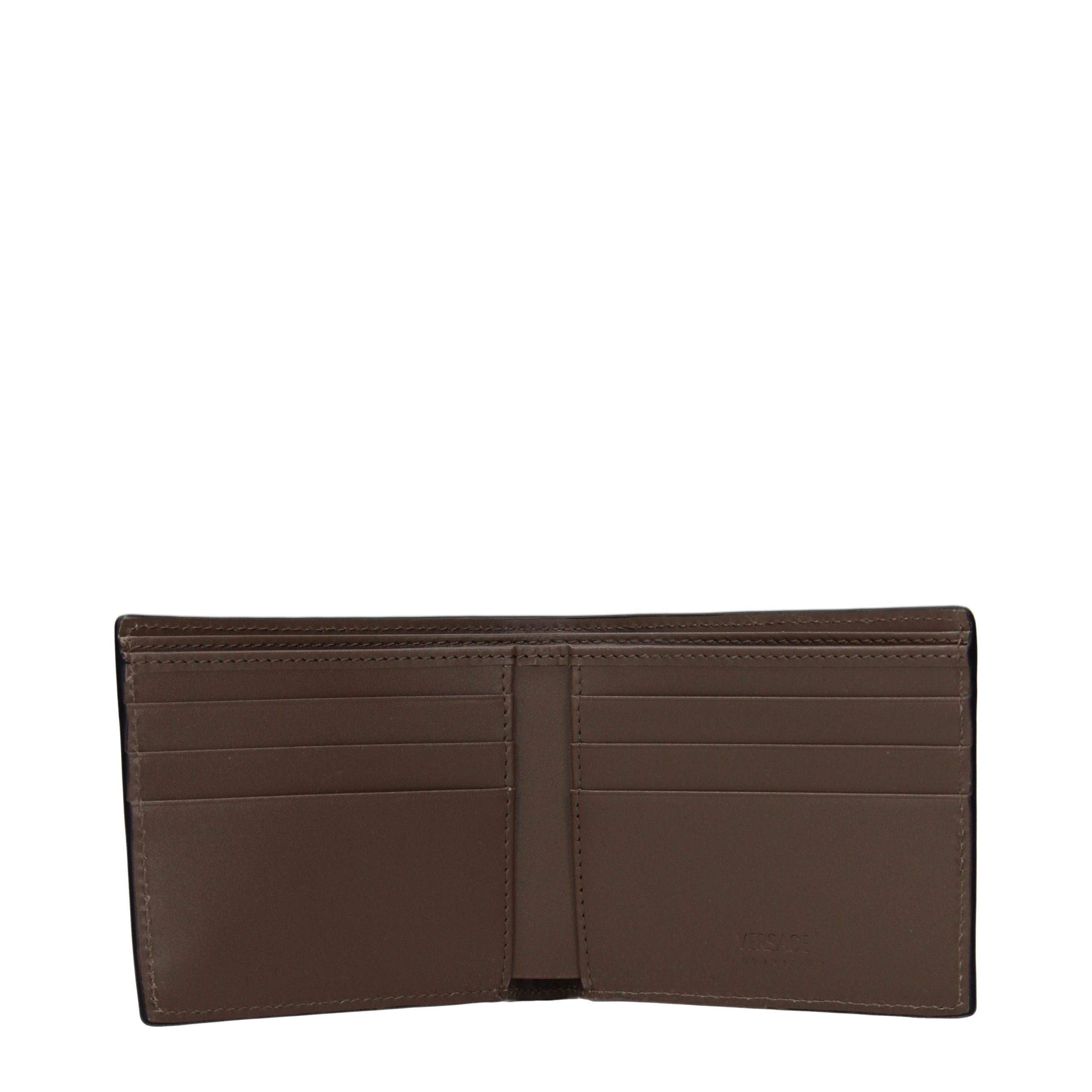Versace Brown Leather Wallet