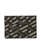 Versace Black Fabric Cardholder