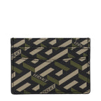 Versace Black Fabric Cardholder