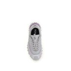 Moncler Purple Polyester Athletic Sneakers