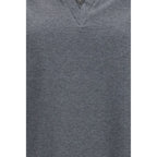Brunello Cucinelli Gray Cotton T-Shirt