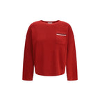 Brunello Cucinelli Multicolor Cotton Sweatshirt