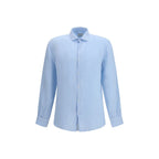 Brooksfield Blue Linen Shirt