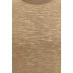 Brooksfield Beige Linen Shortsleeve Shirt
