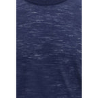 Brooksfield Blue Linen Shortsleeve Shirt