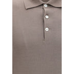Brunello Cucinelli Brown Cotton Shirt