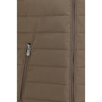 Brunello Cucinelli Beige Polyester Sleeveless Jacket
