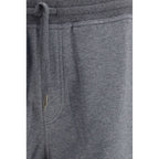 Brunello Cucinelli Gray Cotton Casual Pants