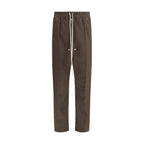 Rick Owens Brown Cotton Cargo Pants
