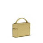 Saint Laurent Bicolor Calf Leather Bos Taurus Handbag