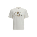 Burberry White Cotton T-Shirt