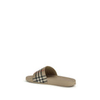 Burberry Beige Rubber Sandals
