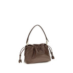 Fendi Brown Lamb Ovis Aries Aries Shoulder Bag
