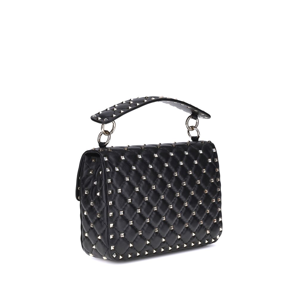Valentino Garavani Black Lamb Ovis Aries Aries Shoulder Bag