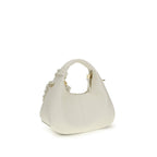 Ganni White Recycled Polyester Shoulder Bag