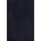 Thom Browne Blue Cotton Cardigan