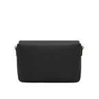 Emporio Armani Black Bovine Leather Crossbody Bag