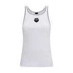 PINKO White Cotton Tank Tops
