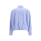 PINKO Blue Cotton Pattern Shirt