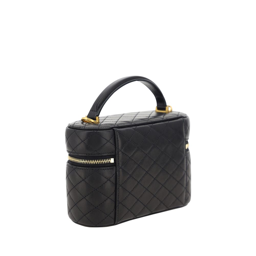Saint Laurent Black Calf Leather Bos Taurus Handbag
