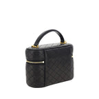 Saint Laurent Black Calf Leather Bos Taurus Handbag